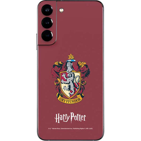 Wizarding World Harry Potter Gryffindor House Crest Galaxy S22 Plus Skin